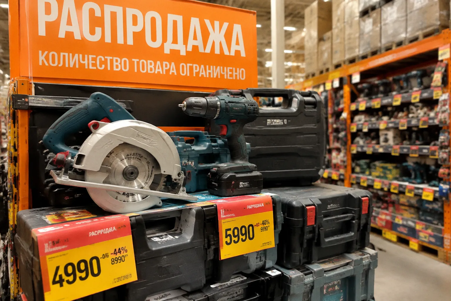 Распродажа электроинструмента в Home Depot: ориентиры цен на профессиональные наборы