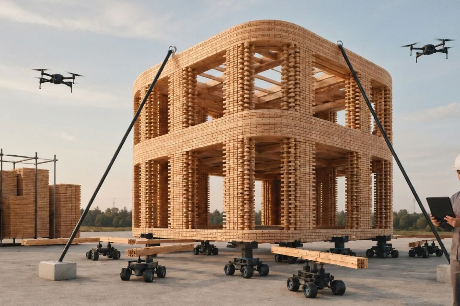 Роботизация в архитектуре: как Foster + Partners меняет подход к строительству
