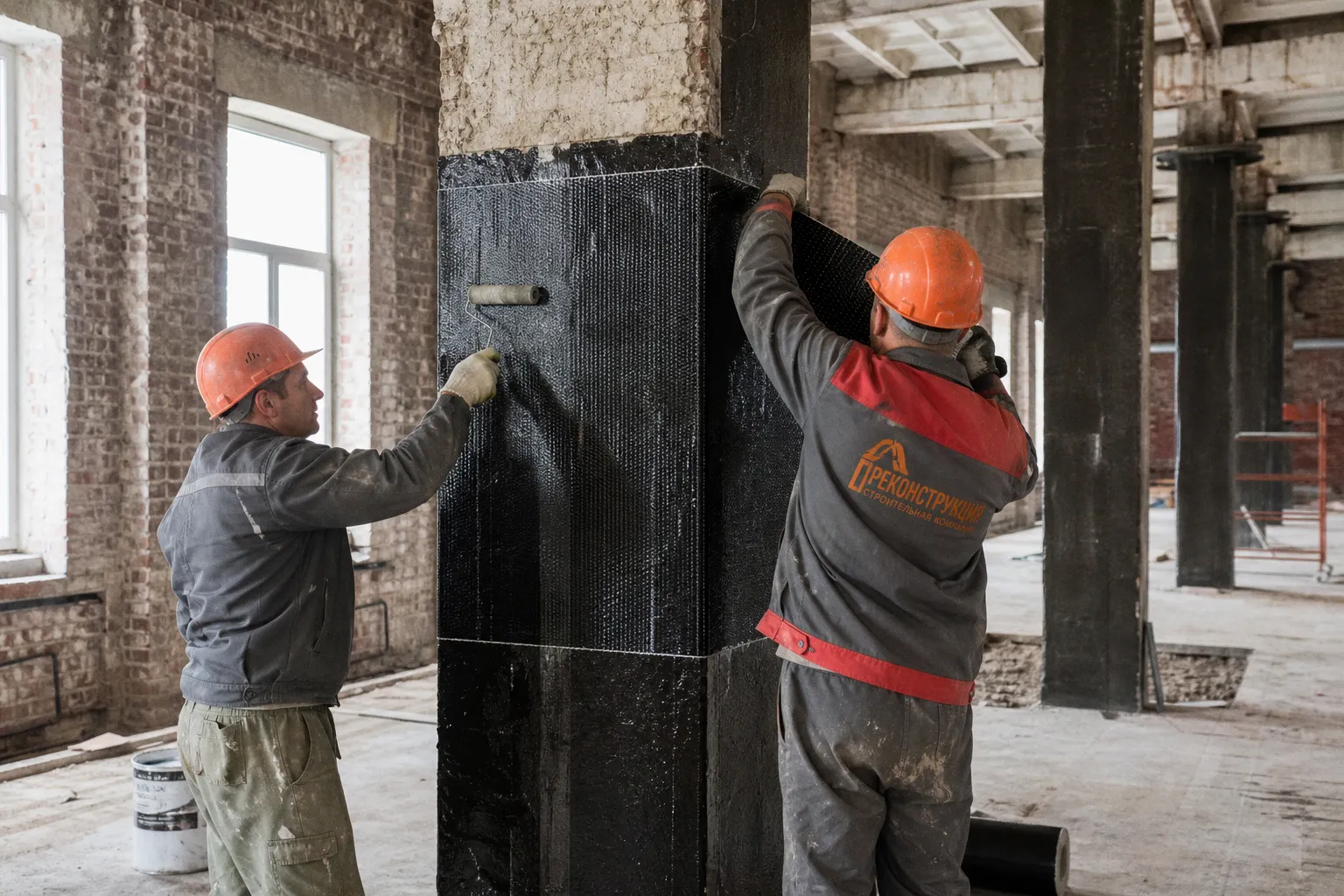 Усиление исторических зданий углеродной лентой: опыт реставрации фабрики «Красное знамя»