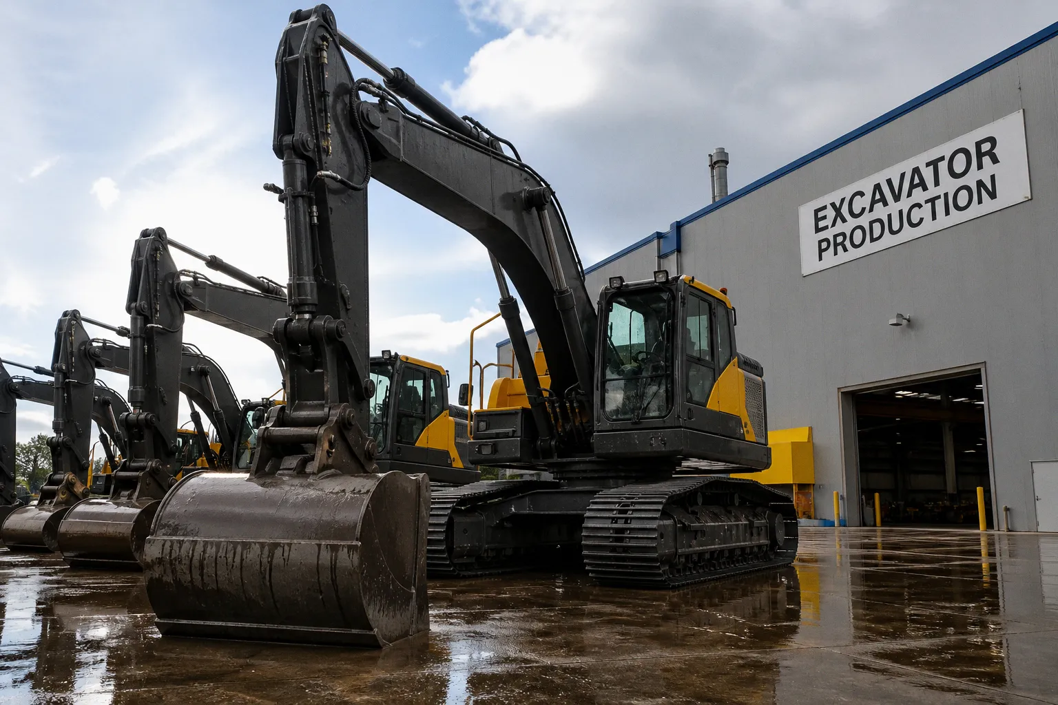 Volvo CE начала выпуск экскаваторов и погрузчиков на заводе в Пенсильвании